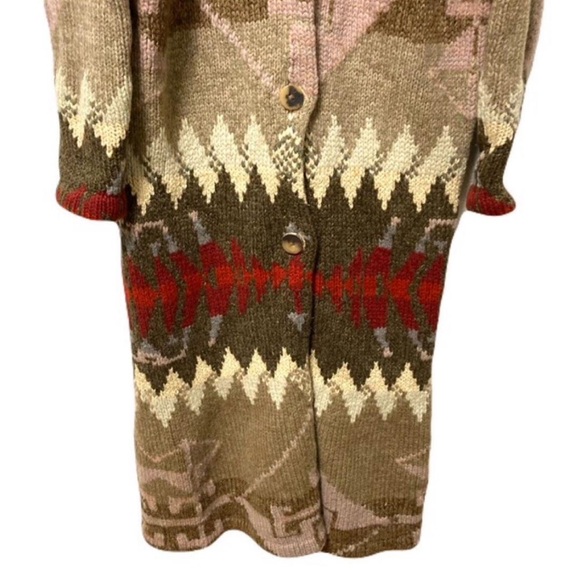 Ralph Lauren Multicolor Geometric Knit Cardigan - Picture 8 of 12